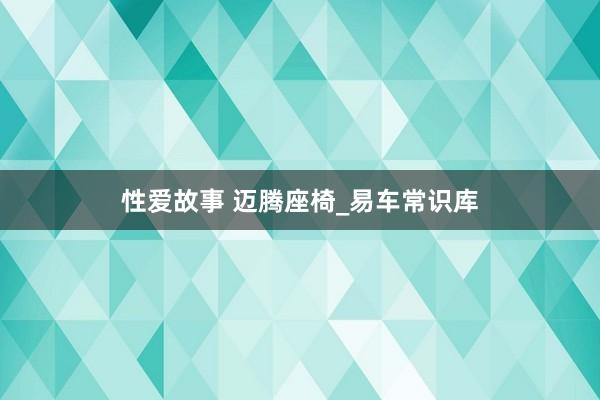 性爱故事 迈腾座椅_易车常识库